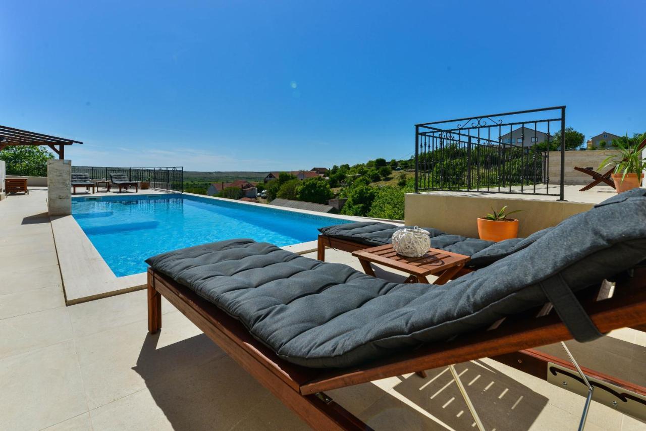 Modern Rustic Villa Kate Benkovac Exteriér fotografie